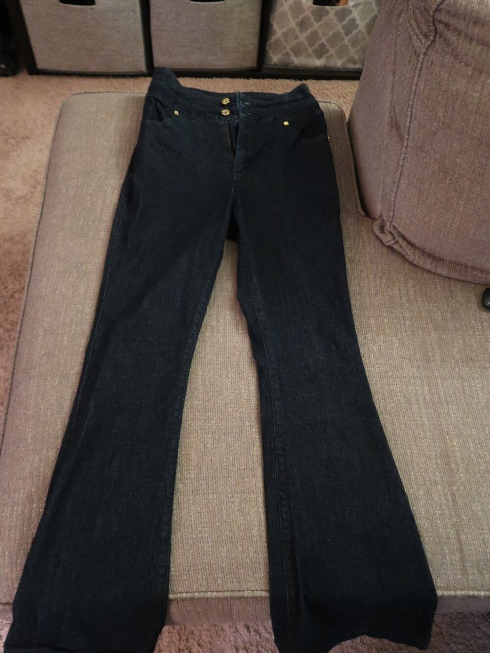 High Rise Flare Denim Jean